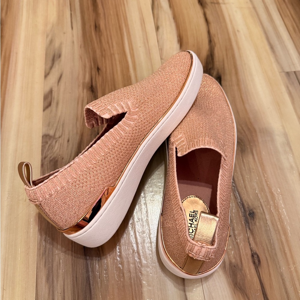 Michael Kors Women's Blush Pink Slip-On Sneakers